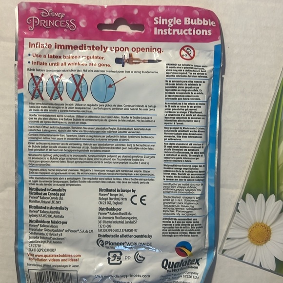 Lot of 5 Disney Helium Balloons *NEW IN PACKAGE* - Picture 3 of 7